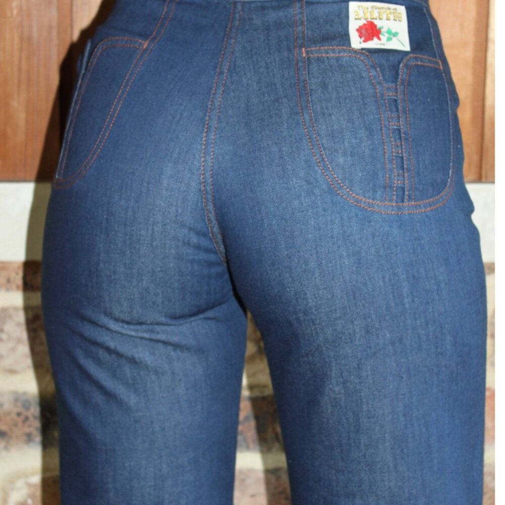 Church of Lilith high-waist denim flares -- INSANELY AMAZING - Picture 4 of 10